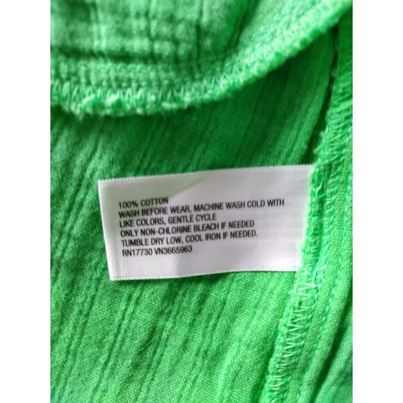 Cat & Jack Girls Short Sleeve Cotton Dress, Green, Size S 6/7. NWT - Picture 4 of 7